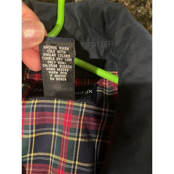 Daniel Cremieux Men's XL Blue Quilted, Preppy Spring Jacket Suede Feel - Picture 11 of 12